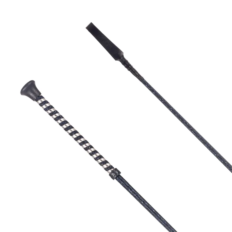 Country Direct Lurex Sparkly Riding Whip Navy-1